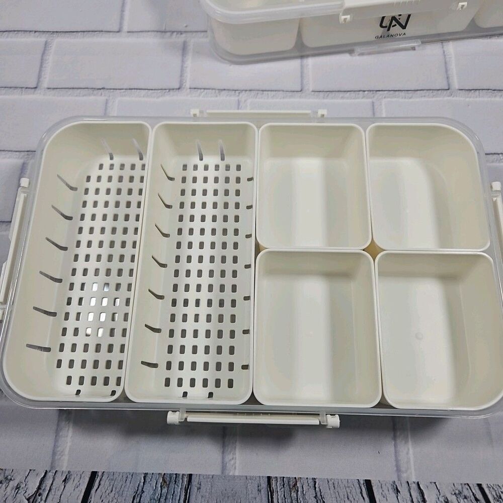 Galanova 2Pack Snack Box Container, microwavable/ dish safe with Lid and Handle - Picture 15 of 16